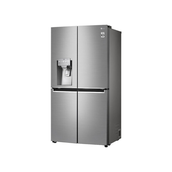 LG 674 litres Side by Side Refrigerator, Noble Steel