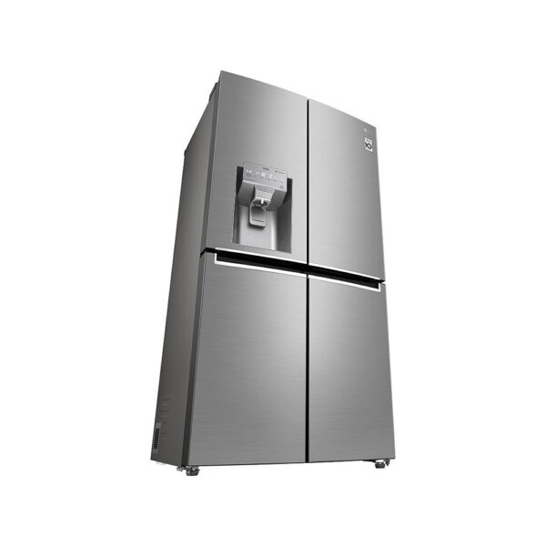 LG 674 litres Side by Side Refrigerator, Noble Steel - Image 3