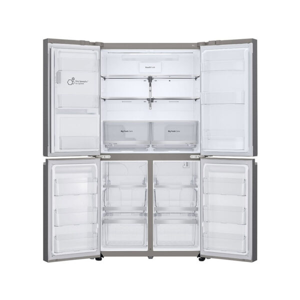 LG 674 litres Side by Side Refrigerator, Noble Steel - Image 5