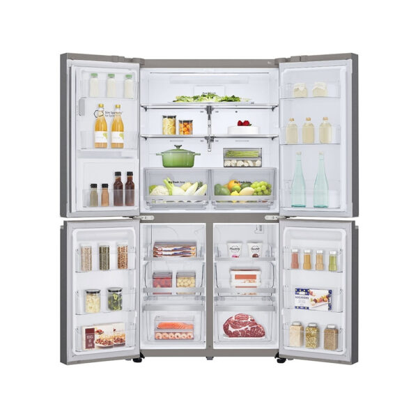 LG 674 litres Side by Side Refrigerator, Noble Steel - Image 6