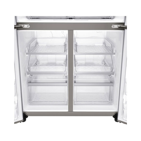 LG 674 litres Side by Side Refrigerator, Noble Steel - Image 8