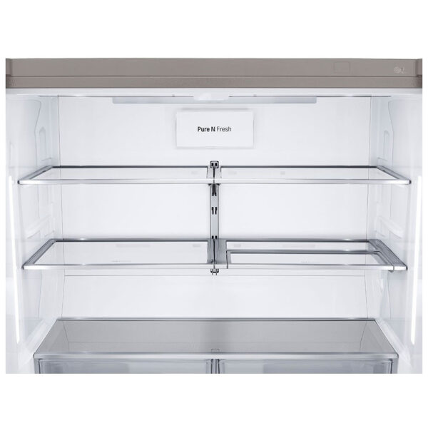 LG 674 litres Side by Side Refrigerator, Noble Steel - Image 10