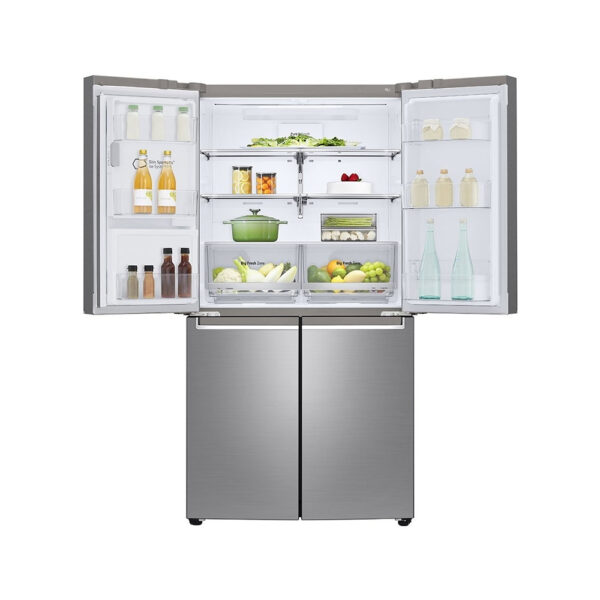 LG 674 litres Side by Side Refrigerator, Noble Steel - Image 11