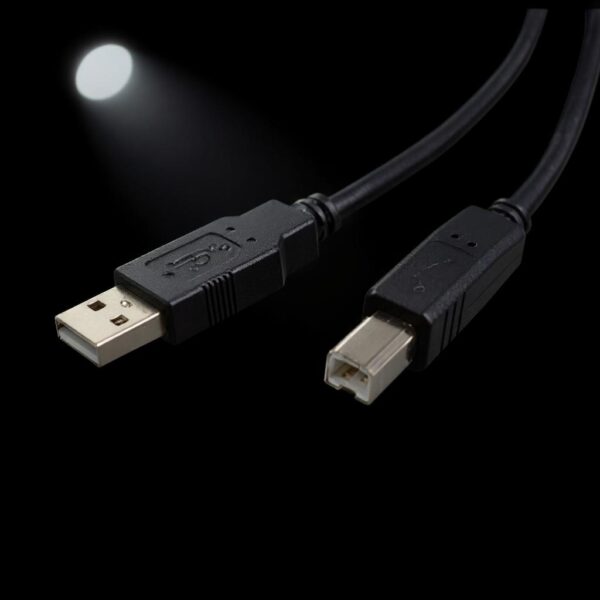 StarTech 10ft USB 2.0 Cable – Type A to B – Printer Scanner Cable – Black