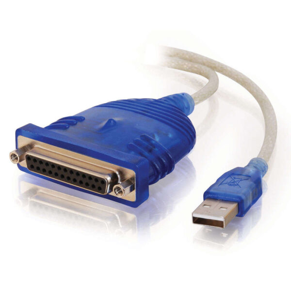 C2g 6ft Usb To Db25 Ieee-1284 Parallel Printer Adapter Cable